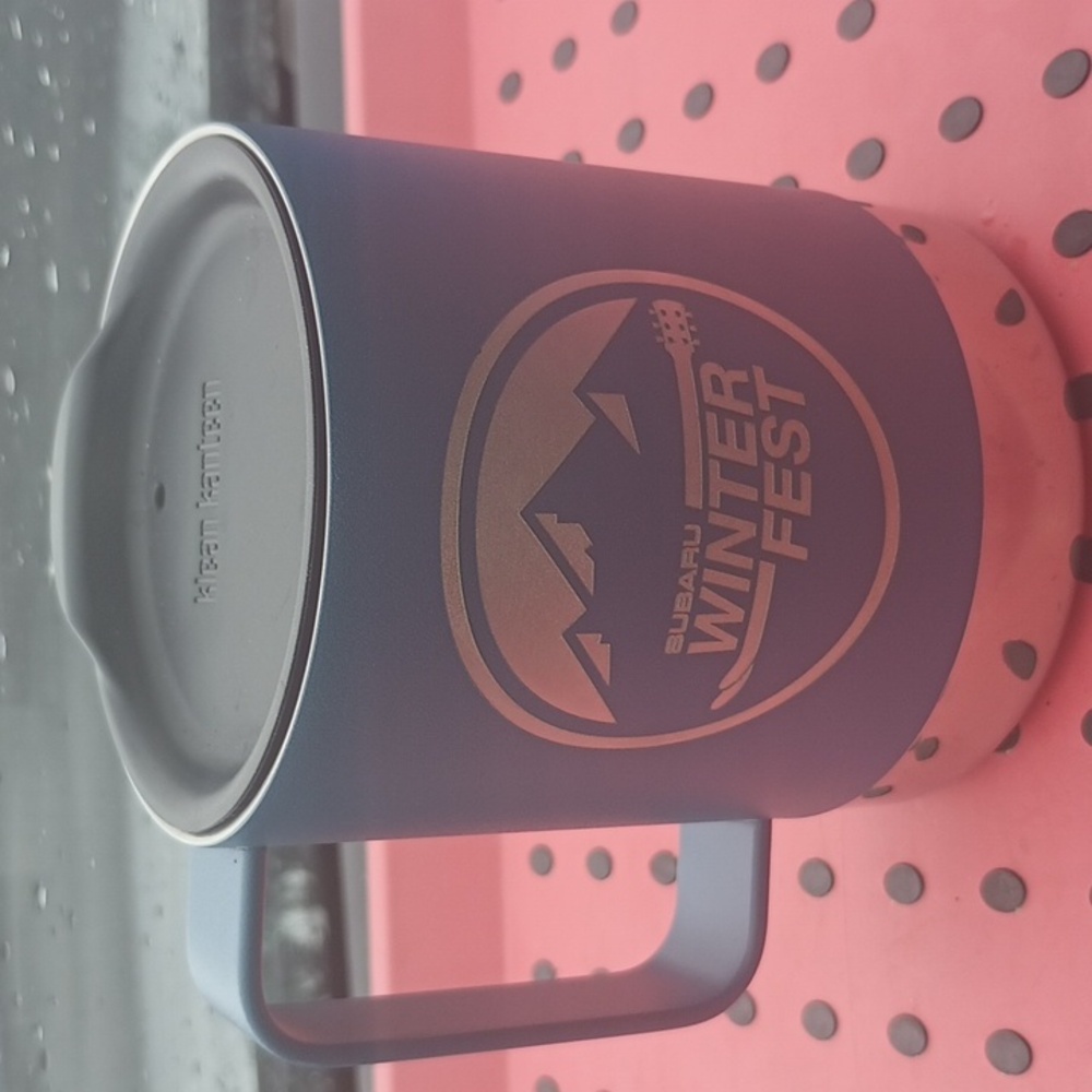 New  12oz Klean Kanteen Stainless Steel Insulated Mug  Winter Fest Logo🎸